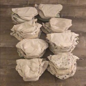 Kushies all-in-one cloth diapers lot of 28